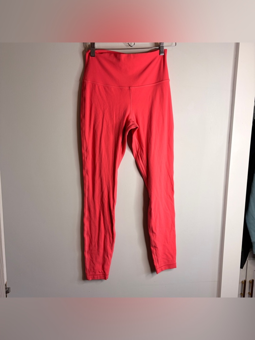 Lululemon Align 27” Leggings Coral Pink High-Waist Activwear Pants size 8 - Picture 2 of 6